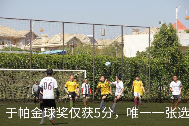 于帕金球奖仅获5分，唯一一张选票来自苏格兰评委