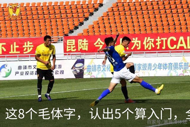 这8个毛体字，认出5个算入门，全认出来的屈指可数！毛体字适合初学吗？